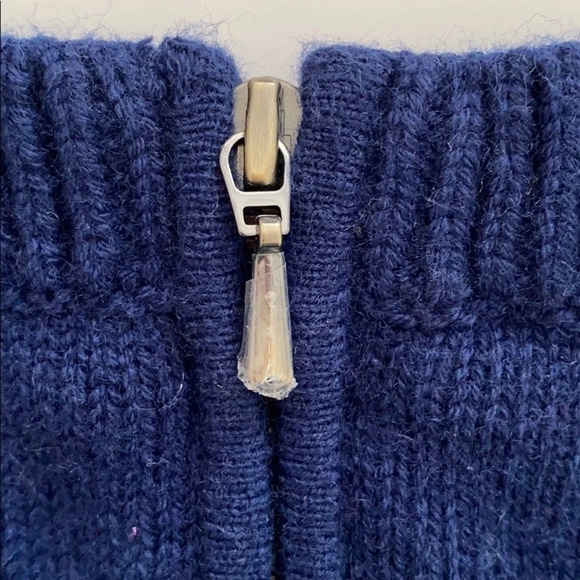 NWOT Talbots Fair Isle Rhinestone lambwool sweater women’s size M Petite - Picture 6 of 11